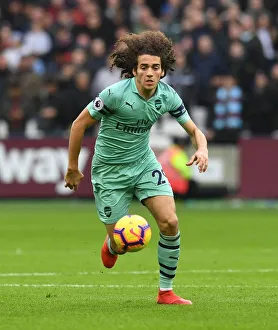 Matteo Guendouzi: In Action for Arsenal Against West Ham United, Premier League