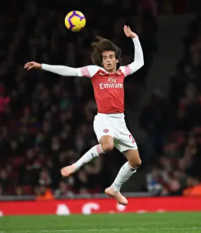 Arsenal V Wolverhampton Wanderers 2018-19 Prints: Matteo Guendouzi: In Action for Arsenal Against Wolverhampton Wanderers