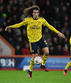 Matteo Guendouzi in Action: Arsenal's Midfield Maestro Shines in FA Cup Clash vs. AFC Bournemouth