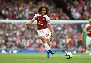 Arsenal V Manchester City 2018-19 Prints: Matteo Guendouzi: Arsenal's Midfield Star in Action Against Manchester City (2018-19)
