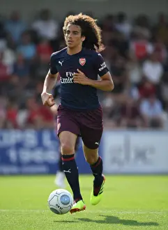 Borehamwood V Arsenal 2018-19 Prints: Matteo Guendouzi Shines: Arsenal's Breakout Pre-Season Star at Borehamwood, 2018