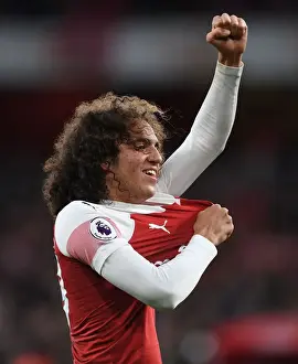 Matteo Guendouzi's Exultant Moment: Arsenal's Victory Over Tottenham Hotspur (2018-19)