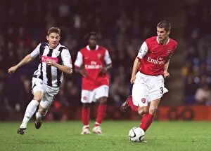 West Bromwich Albion v Arsenal (LC) 2006-07 Collection: Matthew Connolly (Arsenal) Zoltan Gera (WBA)