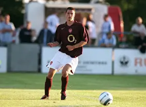Matthew Connolly Scores for Arsenal Reserves Against Coventry City, FA Premier Reserve League South, Rugby Football Club, August 16, 2005
