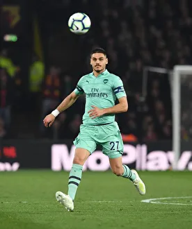 Mavropanos in Action: Arsenal vs. Watford, Premier League 2018-19
