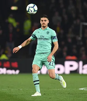Mavropanos in Action: Arsenal vs. Watford, Premier League 2018-19