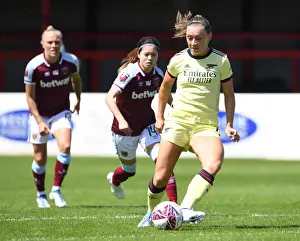 West Ham United Women V Arsenal Women 2021-22 Prints: McCabe's Brilliant Performance: Arsenal Outshine West Ham United in FA WSL Clash