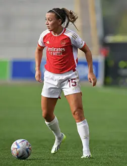 Arsenal Women V Paris FC 2023-24 Prints: McCabe's Star Performance: Arsenal Women Triumph Over Paris FC in UEFA Champions League Clash