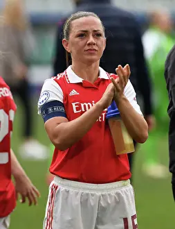 Vfl Wolfsburg V Arsenal Women 2022-23 Prints: McCabe's Triumph: Arsenal Women's Champion League Semifinal Victory over VfL Wolfsburg