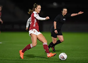 Arsenal Women V Tottenham Hotspur Women - Conti Cup 2020-21 Prints: Empty Meadow Park: Arsenal Women vs