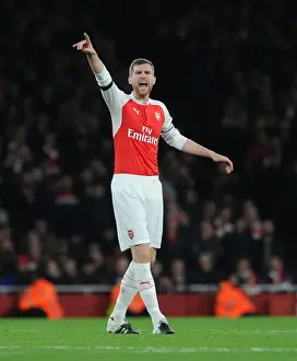 Per Mertesacker in Action: Arsenal vs Bournemouth (2015-16), Emirates Stadium
