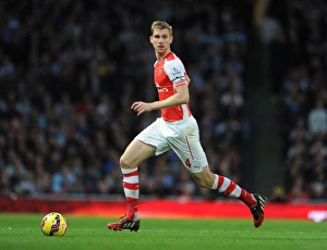 Arsenal V Burnley 2014/15 Prints: Per Mertesacker in Action: Arsenal vs Burnley, Premier League 2014/15