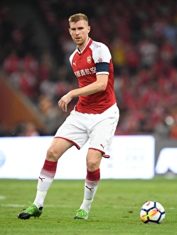 Arsenal V Chelsea - Pre Season 2017-18 Prints: Per Mertesacker in Action: Arsenal vs Chelsea, Beijing 2017 - Pre-Season Clash
