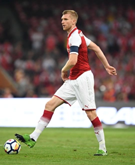 Arsenal V Chelsea - Pre Season 2017-18 Prints: Per Mertesacker in Action: Arsenal vs Chelsea, Beijing 2017 - Pre-Season Clash