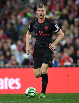 Sydney FC V Arsenal - 2017-18 Prints: Per Mertesacker in Action: Arsenal vs Sydney FC (2017)