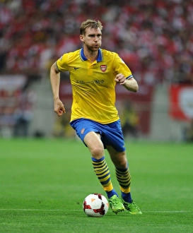 Uwara Red Diamonds V Arsenal 2013-14 Prints: Per Mertesacker in Action: Arsenal vs Urawa Red Diamonds, Japan 2013