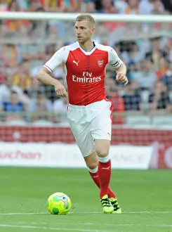 Lens V Arsenal 2016-17 Prints: Per Mertesacker in Action: Arsenal's Pre-Season Friendly against RC Lens, 2016