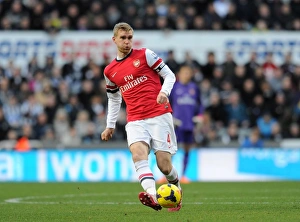Newcastle United V Arsenal 2013-14 Prints: Per Mertesacker in Action: Newcastle United vs Arsenal, Premier League 2013-14