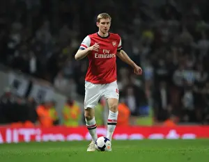 Arsenal V Newcastle United 2013/14 Prints: Per Mertesacker (Arsenal). Arsenal 2: 0 Newcastle United. Barclays Premier League