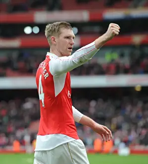 Per Mertesacker (Arsenal). Arsenal 2: 1 Leicester City