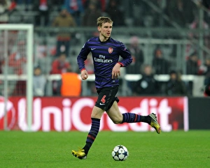Per Mertesacker (Arsenal). Bayern Munich 0: 2 Arsenal. UEFA Champions League. Round of 16