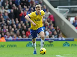 Per Mertesacker (Arsenal). Crystal Palace 0: 2 Arsenal. Barclays Premier League. Selhurst Park