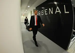 Arsenal V Hull City 2014-15 Prints: Per Mertesacker in Arsenal Home Changing Room Before Arsenal vs Hull City (2014-15)