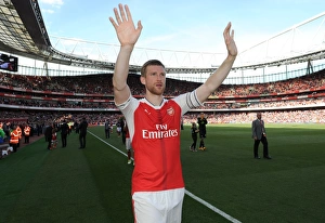 Per Mertesacker Bids Farewell: Arsenal v Everton, Premier League 2016-17