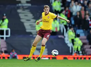 West Ham United V Arsenal 2012-13 Prints: Per Mertesacker Leads Arsenal to Victory: 3-1 over West Ham United