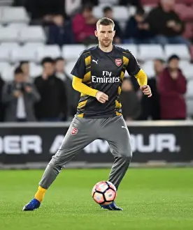 Southampton V Arsenal FA Cup 2016-17 Prints: Per Mertesacker Prepares for Arsenal's FA Cup Showdown against Southampton