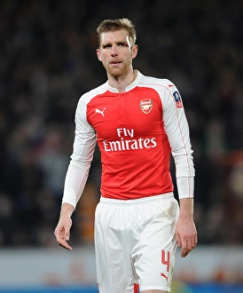 15/16 Hull City V Arsenal FA Cup Prints: Per Mertesacker's FA Cup Exit: Hull City vs. Arsenal, March 2016 - Head Injury