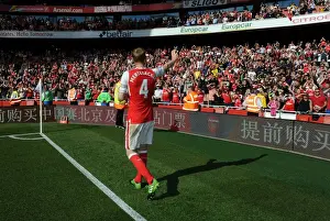 Arsenal V Everton 2016-17 Prints: Per Mertesacker's Farewell: A Captain's Last Match for Arsenal (vs Everton)