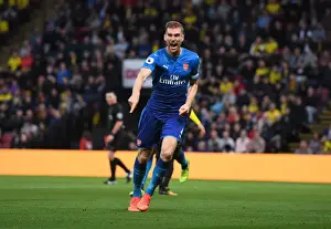 Per Mertesacker's Shocking Goal: Arsenal's Thrilling Victory over Watford (2017-18)