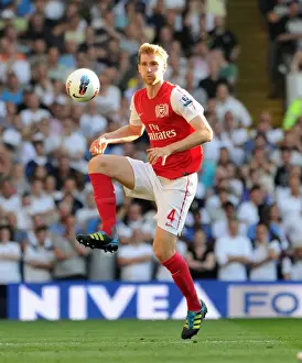 Tottenham Hotspur V Arsenal 2011-12 Prints: Per Mertesacker's Struggle: Arsenal's 2-1 Defeat at White Hart Lane