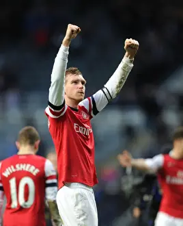 Newcastle United V Arsenal 2013-14 Prints: Per Mertesacker's Triumph: Arsenal's Victory over Newcastle United