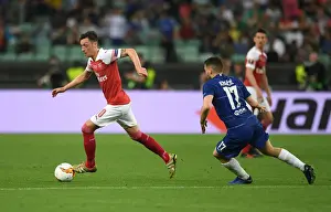 Arsenal V Chelsea Europa League Cup Final 2019 Prints: Mesut Ozil in Action at the 2019 Europa League Final: Arsenal vs. Chelsea, Baku
