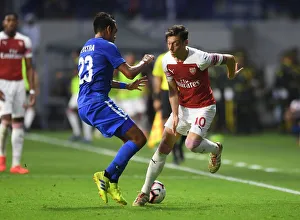 Al-Nasr Dubai SC V Arsenal 2018-19 Prints: Mesut Ozil in Action: Al-Nasr Dubai SC vs. Arsenal Friendly (2018-19)