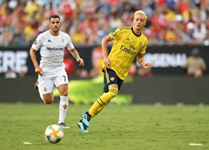 Mesut Ozil in Action: Arsenal vs. ACF Fiorentina, 2019 International Champions Cup, Charlotte