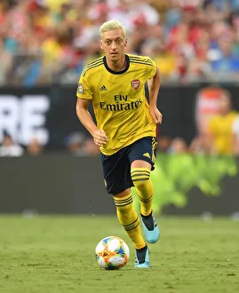 Mesut Ozil in Action: Arsenal vs. ACF Fiorentina, 2019 International Champions Cup, Charlotte