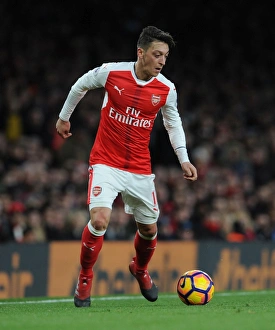 Arsenal V AFC Bournemouth 2016/17 Prints: Mesut Ozil in Action: Arsenal vs AFC Bournemouth, Premier League 2016/17