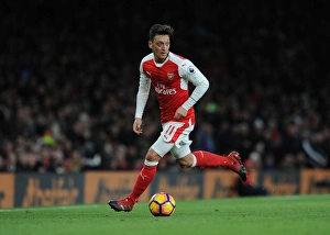 Arsenal V AFC Bournemouth 2016/17 Prints: Mesut Ozil: In Action for Arsenal vs AFC Bournemouth, Premier League 2016/17