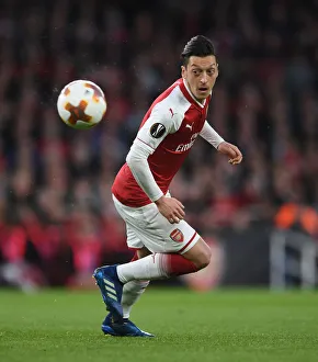 Mesut Ozil in Action: Arsenal vs Atletico Madrid, UEFA Europa League Semi-Final