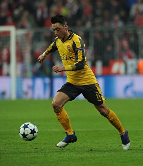 Bayern Munich V Arsenal 2016-17 Prints: Mesut Ozil in Action: Arsenal vs
