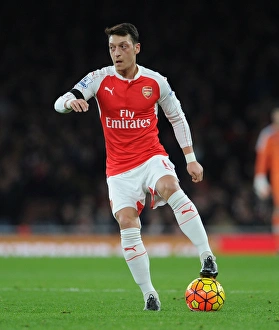 Arsenal V Bournemouth 2015-16 Prints: Mesut Ozil in Action: Arsenal vs. Bournemouth, 2015-16 Premier League