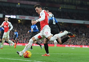 Arsenal V Bournemouth 2015-16 Prints: Mesut Ozil in Action: Arsenal vs Bournemouth, Premier League 2015-16