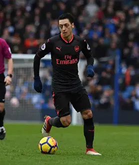 Brighton And Hove Albion V Arsenal 2017-18 Prints: Mesut Ozil in Action: Arsenal vs. Brighton & Hove Albion, Premier League 2017-18