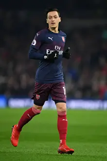 Brighton And Hove Albion V Arsenal 2018-19 Prints: Mesut Ozil in Action: Arsenal vs. Brighton & Hove Albion, Premier League 2018-19
