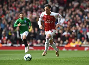 Mesut Ozil: In Action for Arsenal vs Brighton & Hove Albion, Premier League 2018-19