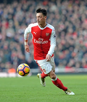 Arsenal V Burnley 2016-17 Prints: Mesut Ozil in Action: Arsenal vs Burnley, Premier League 2016-17