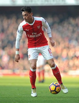 Arsenal V Burnley 2016-17 Prints: Mesut Ozil in Action: Arsenal vs Burnley, Premier League 2016-17